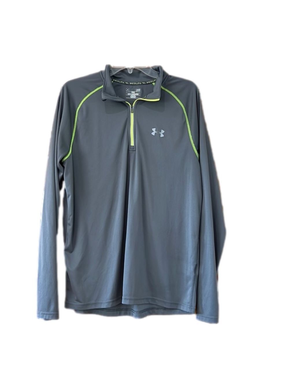 Under Armour Run Quarter Zip Pullover Fitted Large